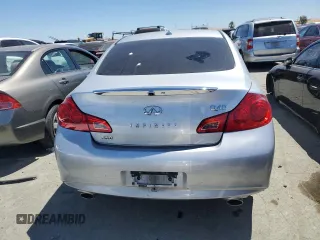 2015 Infiniti Q40 with VIN JN1CV6AR2FM651178, listed as a Copart auction lot 64720004 with 0 mi miles and Salvage Title. Bid and sale history available at carsss.com. Image 6.