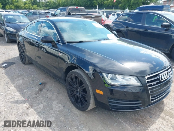 2012 Audi A7 Premium Plus with VIN WAUYGAFC0CN087604, listed as a IAAI auction lot 42747927 with 155,662 mi miles and . Bid and sale history available at DreamBid. Image 1.