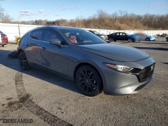 2020 Mazda Mazda3 Hatchback Premium Package with VIN JM1BPBNM3L1156365, listed as a Copart auction lot 46213475 with 70,625 mi miles and Salvage Title. Bid and sale history available at carsss.com. Image 4.