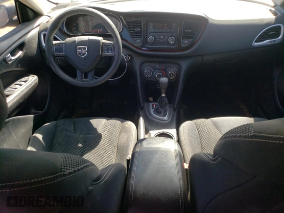 2016 Dodge Dart SXT with VIN 1C3CDFBA2GD605090, listed as a Copart auction lot 73500584 with 134,583 mi miles and Salvage Title. Bid and sale history available at carsss.com. Image 8.