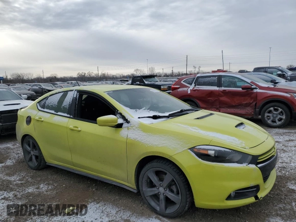 2013 Dodge Dart SXT with VIN 1C3CDFBH7DD231701, listed as a Copart auction lot 89143015 with 0 mi miles and Salvage Title. Bid and sale history available at carsss.com. Image 4.
