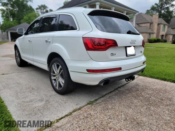 2014 Audi Q7 3.0T Premium Plus with VIN WA1LGAFEXED013107, listed as a Copart auction lot 54091815 with 138,867 mi miles and Clean Title. Bid and sale history available at carsss.com. Image 3.