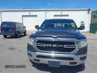 2019 Ram 1500 Big Horn/Lone Star with VIN 1C6RRFFG7KN782511, listed as a IAAI auction lot 42040822 with 156,310 mi miles. Bid and sale history available at carsss.com. Image 6.