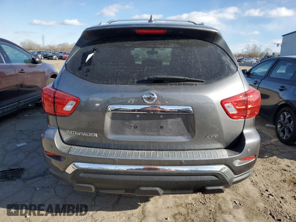 2020 Nissan Pathfinder S with VIN 5N1DR2AM2LC602191, listed as a Copart auction lot 89265205 with 129,199 mi miles and Clean Title. Bid and sale history available at carsss.com. Image 6.