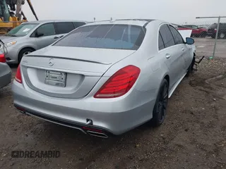 2015 Mercedes-Benz S-Class S 550 with VIN WDDUG8CB4FA132292, listed as a IAAI auction lot 41436153 with 83,505 mi miles. Bid and sale history available at carsss.com. Image 4.
