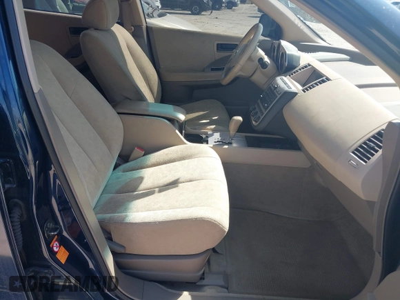2003 Nissan Murano SL with VIN JN8AZ08T43W122455, listed as a IAAI auction lot 41560795 with 137,655 mi miles and . Bid and sale history available at DreamBid. Image 5.