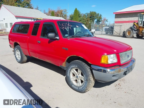 2003 Ford Ranger XL Fleet with VIN 1FTZR15E23TA28067, listed as a IAAI auction lot 40569414 with 114,333 mi miles. Bid and sale history available at carsss.com. Image 1.