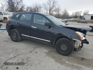 2012 Nissan Rogue S with VIN JN8AS5MT0CW274532, listed as a Copart auction lot 87309864 with 218,298 mi miles and Salvage Title. Bid and sale history available at DreamBid. Image 4.