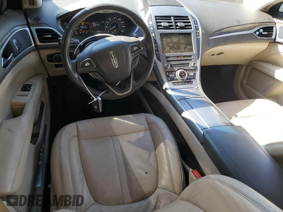 2017 Lincoln MKZ Select with VIN 3LN6L5C98HR662795, listed as a Copart auction lot 47888205 with 80,493 mi miles and Salvage Title. Bid and sale history available at carsss.com. Image 8.