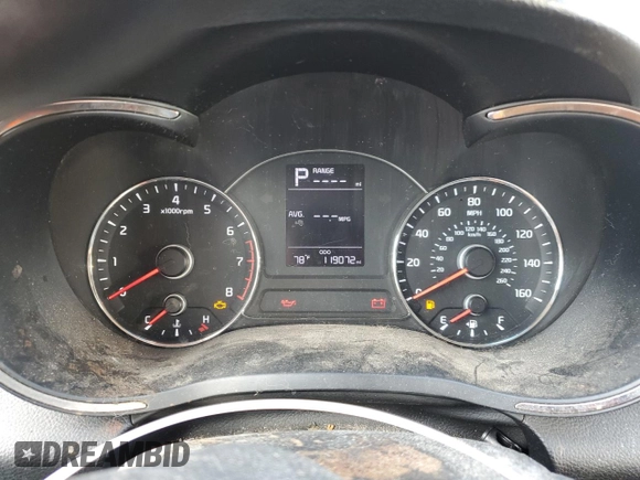 2017 Kia Forte LX with VIN 3KPFK4A73HE156995, listed as a Copart auction lot 51216315 with 119,072 mi miles and Clean Title. Bid and sale history available at carsss.com. Image 9.