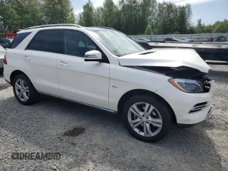 2012 Mercedes-Benz M 350 with VIN 4JGDA5HB8CA087478, listed as a Copart auction lot 63348515 with 52,192 mi miles and Salvage title. Bid and sale history available at DreamBid. Image 4.