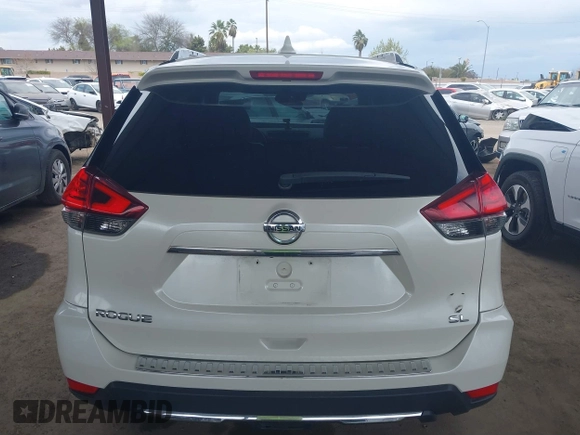2017 Nissan Rogue SL with VIN JN8AT2MT7HW143035, listed as a IAAI auction lot 41771987 with 77,696 mi miles and . Bid and sale history available at DreamBid. Image 16.