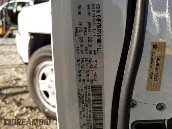 2015 Jeep Patriot Sport with VIN 1C4NJPBA4FD209051, listed as a Copart auction lot 84443874 with 131,962 mi miles and Salvage Title. Bid and sale history available at carsss.com. Image 12.