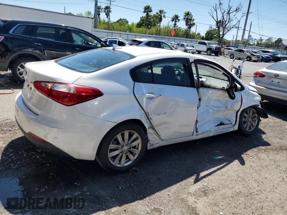 2016 Kia Forte LX with VIN KNAFX4A61G5584144, listed as a Copart auction lot 49618955 with 108,043 mi miles and Salvage Title. Bid and sale history available at carsss.com. Image 3.