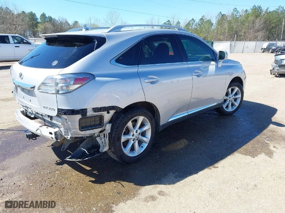 2010 Lexus RX 350 with VIN 2T2ZK1BA4AC037908, listed as a IAAI auction lot 41837351 with 283,483 mi miles. Bid and sale history available at carsss.com. Image 4.