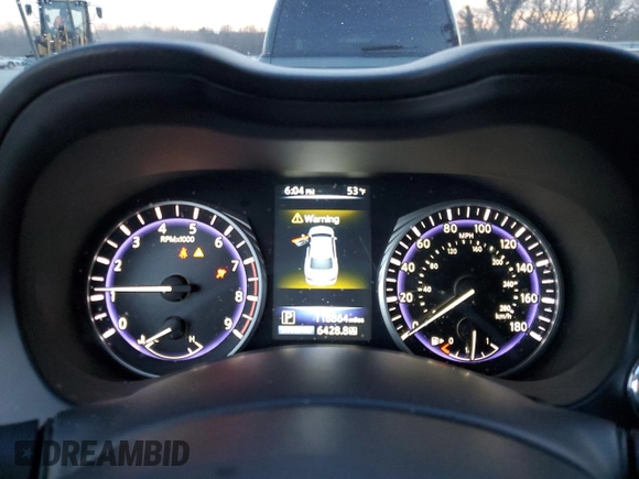 2017 Infiniti Q50 Red Sport 400 with VIN JN1FV7AR4HM870312, listed as a Copart auction lot 44147645 with 118,864 mi miles and Salvage Title. Bid and sale history available at carsss.com. Image 9.