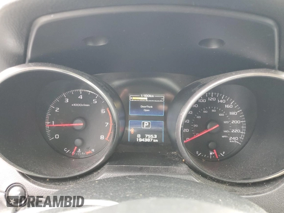 2017 Subaru Legacy with VIN 4S3BNCA65H3069419, listed as a Copart auction lot 50878865 with 194,387 mi miles and Clean title. Bid and sale history available at DreamBid. Image 9.