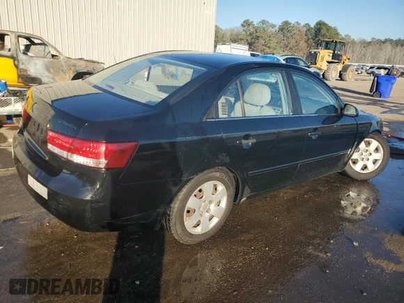 2007 Hyundai Sonata GLS with VIN 5NPET46C57H236632, listed as a Copart auction lot 43047295 with 475,610 mi miles and Salvage Title. Bid and sale history available at DreamBid. Image 3.