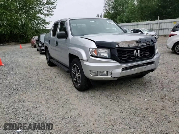 2014 Honda Ridgeline Sport with VIN 5FPYK1F7XEB011983, listed as a Copart auction lot 64146835 with 121,345 mi miles and Salvage title. Bid and sale history available at DreamBid. Image 13.