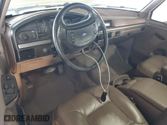 1993 Ford Bronco Custom with VIN 1FMEU15H4PLA36423, listed as a Copart auction lot 49184115 with 203,042 mi miles and Salvage Title. Bid and sale history available at carsss.com. Image 8.