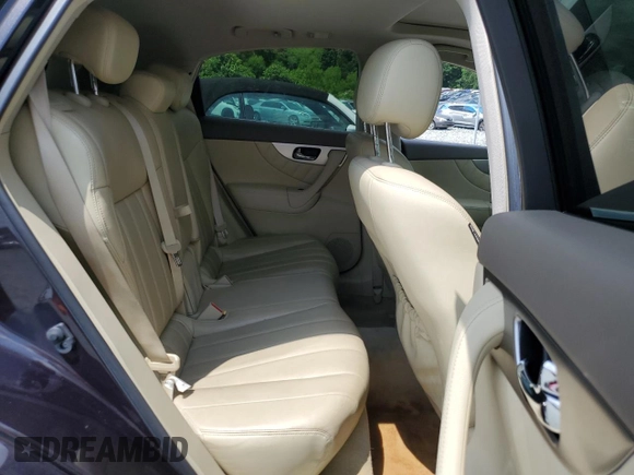 2017 Infiniti QX70 z VIN JN8CS1MW2HM412523, wystawiony jako Copart lot #57143005 z przebiegiem 79 564 mil mil oraz Szkoda całkowita • Salvage title. Historia ofert i sprzedaży dostępna na DreamBid. Obrazek 11.