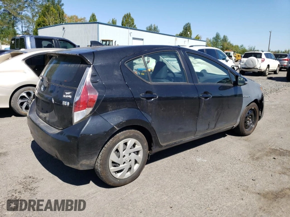 2015 Toyota Prius One with VIN JTDKDTB34F1101938, listed as a Copart auction lot 66975524 with 126,989 mi miles and Salvage Title. Bid and sale history available at carsss.com. Image 3.