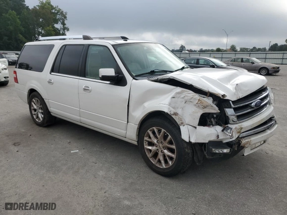 2016 Ford Expedition EL Limited with VIN 1FMJK1KT2GEF02111, listed as a Copart auction lot 73146404 with 153,330 mi miles and Salvage Title. Bid and sale history available at carsss.com. Image 4.