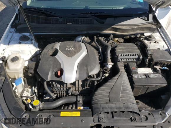 2015 Kia Optima SX Turbo with VIN 5XXGR4A69FG375214, listed as a Copart auction lot 44355735 with 95,386 mi miles and Salvage Title. Bid and sale history available at carsss.com. Image 12.