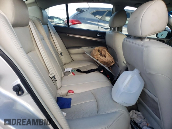 2013 Infiniti G37 x with VIN JN1CV6AR5DM763809, listed as a Copart auction lot 43783605 with 121,752 mi miles and Salvage Title. Bid and sale history available at carsss.com. Image 10.