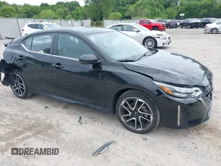 2024 Nissan Sentra SR with VIN 3N1AB8DVXRY277327, listed as a IAAI auction lot 42365542 with 7,896 mi miles and . Bid and sale history available at DreamBid. Image 1.