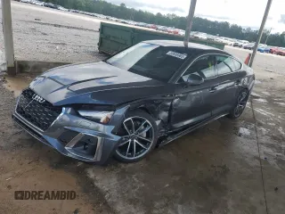 2023 Audi A5 Sportback S line Prestige z VIN WAUEACF57PA047874, wystawiony jako Copart lot #55935985 z przebiegiem 29 mil mil oraz Czysty tytuł • Clean title. Historia ofert i sprzedaży dostępna na DreamBid. Obrazek 1.