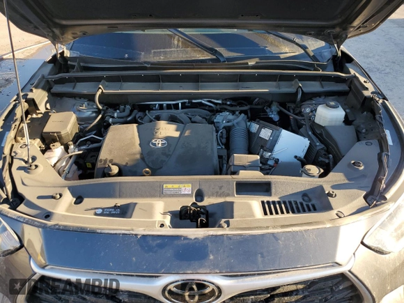 2022 Toyota Highlander L z VIN 5TDCZRBH4NS167654, wystawiony jako Copart lot #78988884 z przebiegiem 43 416 mil mil oraz Szkoda całkowita • Salvage title. Historia ofert i sprzedaży dostępna na DreamBid. Obrazek 12.