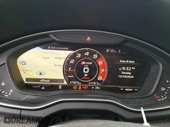 2018 Audi SQ5 Premium Plus with VIN WA1A4AFY7J2238987, listed as a Copart auction lot 82103784 with 57,879 mi miles and Salvage Title. Bid and sale history available at DreamBid. Image 9.