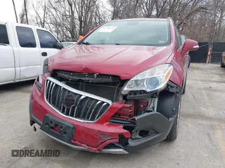 2015 Buick Encore with VIN KL4CJASB4FB106960, listed as a IAAI auction lot 41798028 with 117,222 mi miles. Bid and sale history available at carsss.com. Image 6.