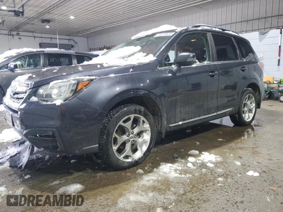 2017 Subaru Forester Touring with VIN JF2SJAWC7HH504086, listed as a Copart auction lot 44129835 with 104,970 mi miles and Salvage Title. Bid and sale history available at DreamBid. Image 1.