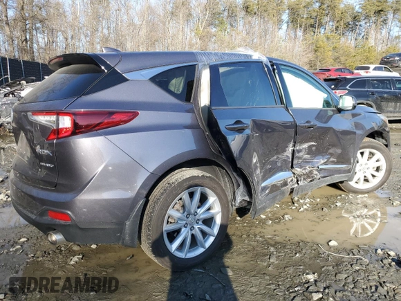 2019 Acura RDX with VIN 5J8TC2H33KL010121, listed as a Copart auction lot 42877775 with 109,234 mi miles and Salvage Title. Bid and sale history available at carsss.com. Image 3.