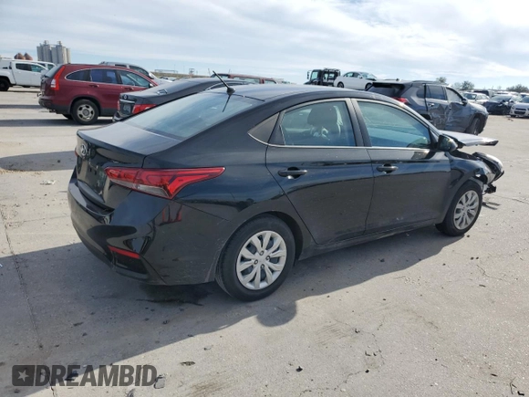 2021 Hyundai Accent SE with VIN 3KPC24A60ME151046, listed as a Copart auction lot 72767382 with 36,466 mi miles. Bid and sale history available at carsss.com. Image 3.