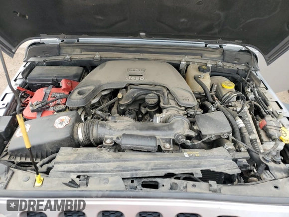 2018 Jeep Wrangler Unlimited Sport S с VIN 1C4HJXDG7JW138049, выставлен на аукционе Copart как лот 57168065 с пробегом 53 267 миль миль и Списание • Salvage title. История ставок и продаж доступна на DreamBid. Изображение 11.