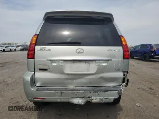 2005 Lexus GX 470 with VIN JTJBT20XX50090318, listed as a Copart auction lot 53033035 with 191,528 mi miles and Salvage Title. Bid and sale history available at DreamBid. Image 6.