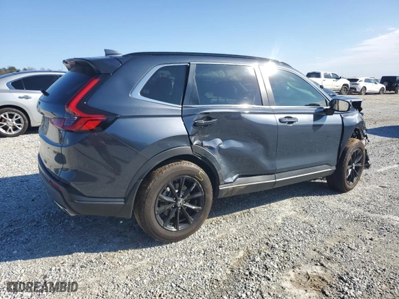 2024 Honda CR-V Hybrid Sport with VIN 5J6RS6H53RL034590, listed as a Copart auction lot 44918785 with 12,938 mi miles and Salvage Title. Bid and sale history available at carsss.com. Image 3.