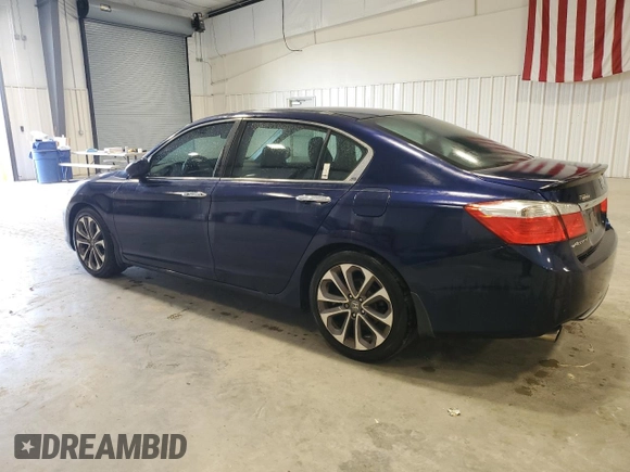 2014 Honda Accord Sport with VIN 1HGCR2F54EA100543, listed as a Copart auction lot 53095245 with 168,380 mi miles and Clean Title. Bid and sale history available at DreamBid. Image 2.