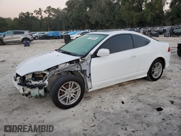 2005 Acura RSX with VIN JH4DC54865S002805, listed as a Copart auction lot 75428404 with 183,932 mi miles and Salvage Title. Bid and sale history available at carsss.com. Image 1.