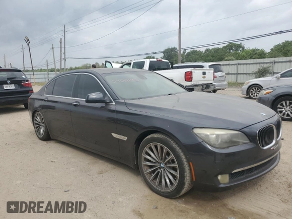 2012 BMW 7 Series 750Li with VIN WBAKB8C59CC962970, listed as a Copart auction lot 54011145 with 111,007 mi miles and Clean Title. Bid and sale history available at carsss.com. Image 4.