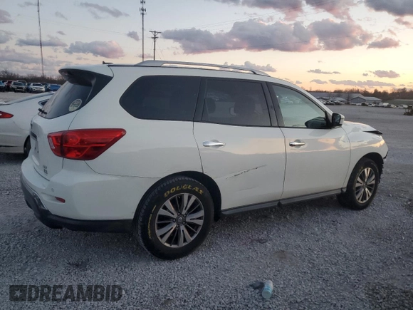 2017 Nissan Pathfinder SV z VIN 5N1DR2MN2HC674116, wystawiony jako Copart lot #47123475 z przebiegiem 133 928 mil mil oraz Szkoda całkowita • Salvage title. Historia ofert i sprzedaży dostępna na DreamBid. Obrazek 3.