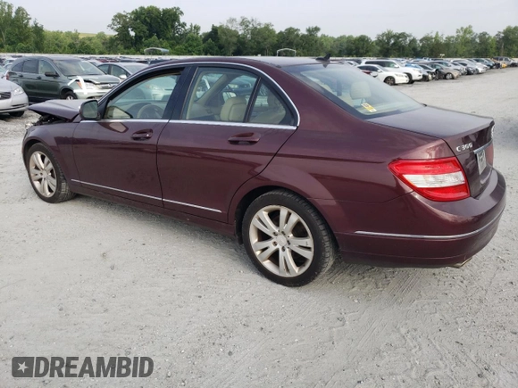2008 Mercedes-Benz C 300 Sport with VIN WDDGF54X18F112807, listed as a Copart auction lot 60311985 with 138,807 mi miles and Salvage title. Bid and sale history available at DreamBid. Image 2.