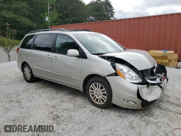 2008 Toyota Sienna XLE with VIN 5TDZK22C78S110833, listed as a Copart auction lot 54418805 with 80,616 mi miles and Salvage Title. Bid and sale history available at DreamBid. Image 4.