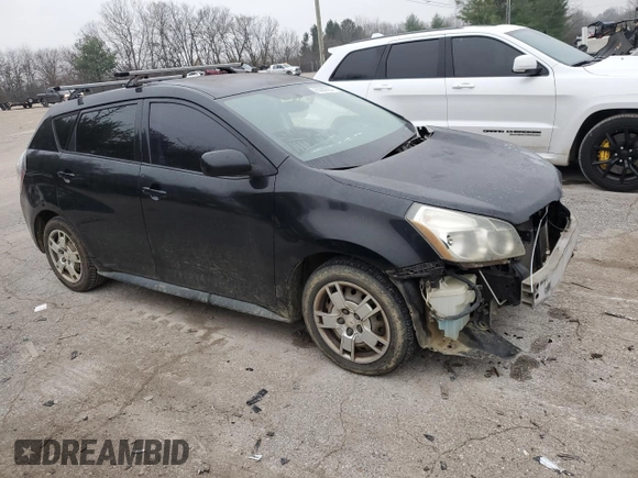 2009 Pontiac Vibe w/1SB with VIN 5Y2SP670X9Z451927, listed as a Copart auction lot 85680664 with 309,210 mi miles and Salvage Title. Bid and sale history available at carsss.com. Image 4.