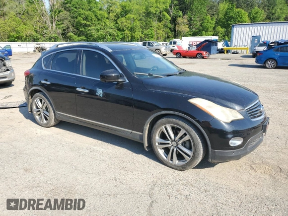 2012 Infiniti EX35 Journey with VIN JN1AJ0HP6CM400731, listed as a Copart auction lot 52184845 with 0 mi miles and Salvage Title. Bid and sale history available at carsss.com. Image 4.