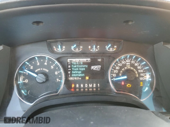 2013 Ford F-150 XL with VIN 1FTFW1ET1DFD27365, listed as a Copart auction lot 88555385 with 135,216 mi miles and Salvage Title. Bid and sale history available at carsss.com. Image 9.