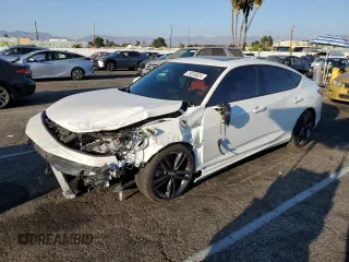 2024 Acura Integra w/A-Spec Technology Package with VIN 19UDE4H68RA000114, listed as a Copart auction lot 75234824 with 15,121 mi miles and Salvage Title. Bid and sale history available at carsss.com. Image 1.